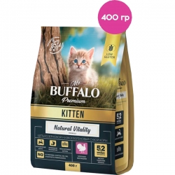 Mr.Buffalo  сухой корм д/котят KITTEN 400г индейка