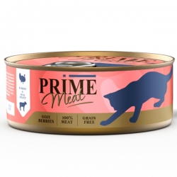 PRIME MEAT д/кошек ж/б 100г Индейка с телятиной, филе в желе СРОК РЕАЛ 02.25