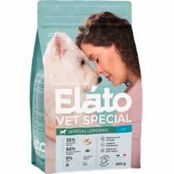 Elato Holistic Vet Special Hypoallergenic д/собак диет. рыба 0,5 кг