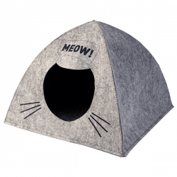 Домик Палатка MEOW войлок, 38х28х38см, арт. кл35770, Кот Лукас