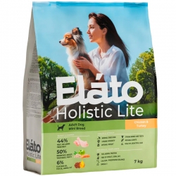 Elato Holistic Lite д/взр.соб.мелк. пород Курица/Индейка 7 кг