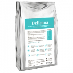 Delicana сух.д/кошек 8кг кастрированных и стерилизованных, кролик АКЦИЯ -10%