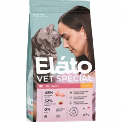 Elato Holistic Vet Special Urinary д/кошек диет. курица 1.5 кг